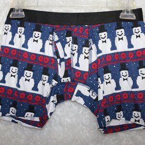 MeUndies mens/teens Snowmen small boxer brief